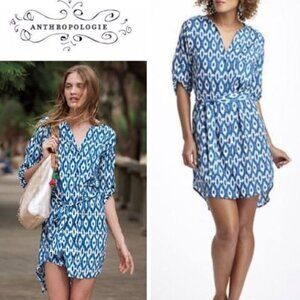 Maeve Anthropologie Shirt Midi Dress SZ XS